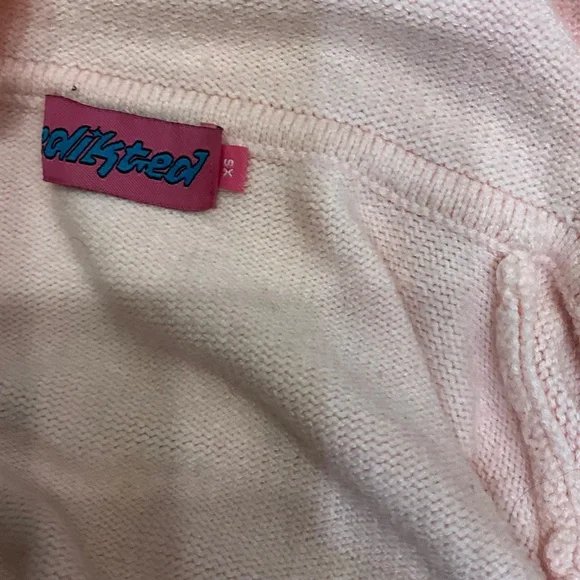 EDIKTED Pink Desiree flare bottom and zip up long sleeve - Picture 4 of 6